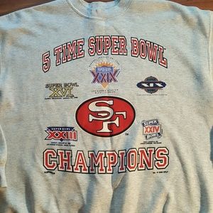 Vintage 1995 Nutmeg 49ers crewneck